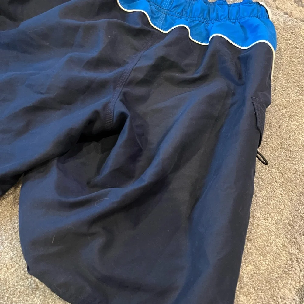 Men’s Adidas Swim Trunks Size 34 Black Blue White‎ - Picture 9 of 9
